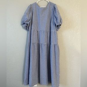 Old Navy Gingham Maxi Dress 4X